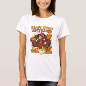 Feast Mode Activated – Funny Thanksgiving Turkey T-shirt (Voorkant)