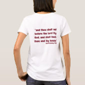 Feast Mode Autumn Thanksgiving Christian T-Shirt (Achterkant)