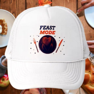 Feast Mode – Grappige Thanksgiving Trucker Hat Pet