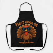 Feast Mode On Apron Schort (Voorkant)