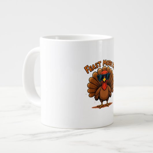Feast Mode On Coffee Mug Grote Koffiekop (Links)