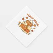 Feast Mode – Schattige Autumn Comfort Food Bord Bo Servet (Hoek)