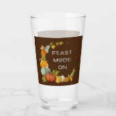 Feast Mode Thanksgiving Cup Glas (Voorkant)