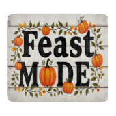 Feast Mode Thanksgiving Glass Cutting Board Snijplank (Voorkant)