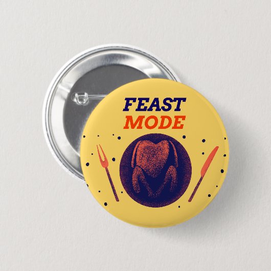 Feast Mode – Thanksgiving Pin Button (Voorkant /achterkant)