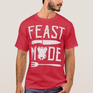 Feast Mode Turkey Retro T-shirt