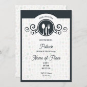 Feast of Faith Family Potluck Invitation Kaart (Voorkant / Achterkant)