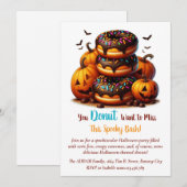 Feast of Frights: Spooky Halloween Dinner Party Kaart (Voorkant / Achterkant)