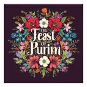 "Feast of Purim" art wall  Foto Afdruk (Voorkant)
