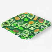 feast of saint patrick pattern paper Bowls Papieren Bordje (Gebogen)
