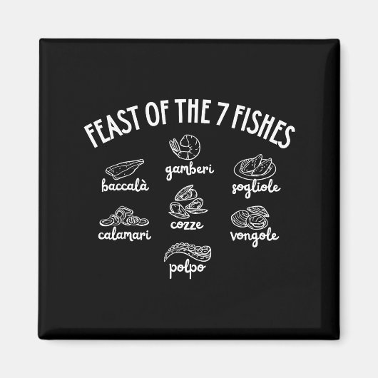 Feast Of The 7 Fishes  Magneet (Voorkant)
