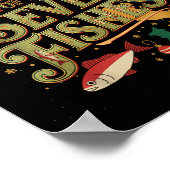 Feast Of The Seven Fishes Festive Italian Holiday  Poster (Hoek)