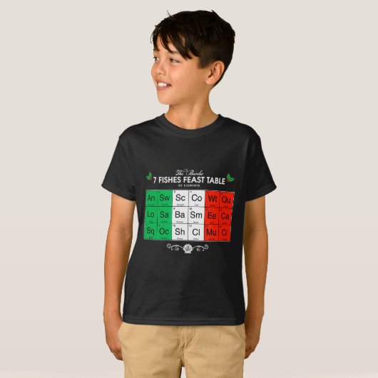 Feast Of The Seven Fishes Italian Christmas T Shir T-shirt (Voorkant volledig)