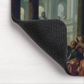 Feast onder een Ionic Portico, c.1720-25 Muismat (Hoek)