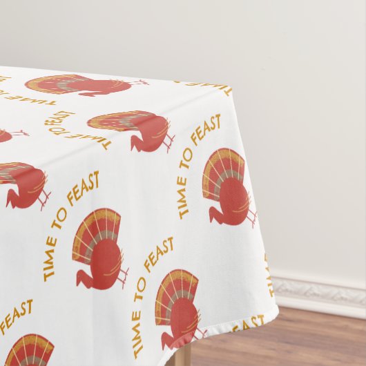 Feast over deze viering van Turkije Tafelkleed (Voorbeeld)