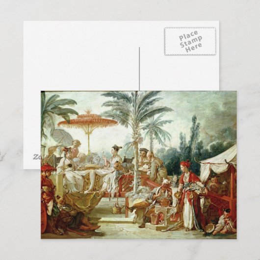 Feast van de Chinese keizer Briefkaart (Voorkant / Achterkant)