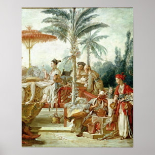 Feast van de Chinese keizer Poster