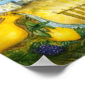 Feast van de Inspirerend kunst van de schildpadden Poster (Hoek)