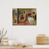 Feast van Herod - Benozzo Gozzoli Fine Art Poster (Keuken)