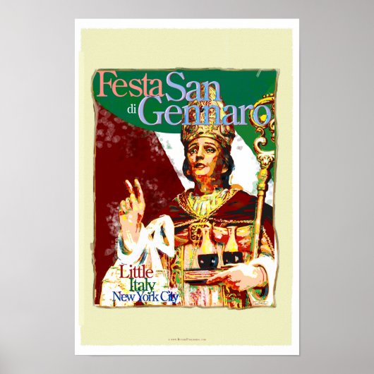 Feast van het Poster van San Gennaro (Voorkant)