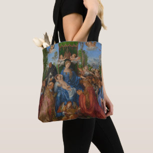 Feast van het Roos Garlands, 1506 (olie op hout) Tote Bag