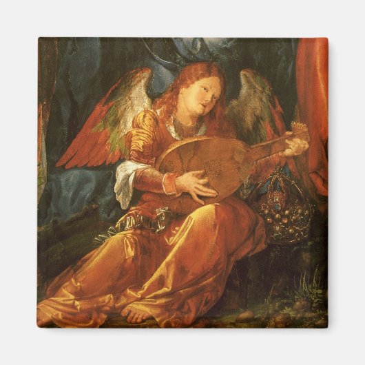 Feast van het Roos Garlands Angel door Albrecht Du Magneet (Voorkant)