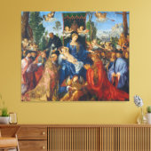 Feast van Roos Garlands Canvas Afdruk (Insitu (Woonkamer))