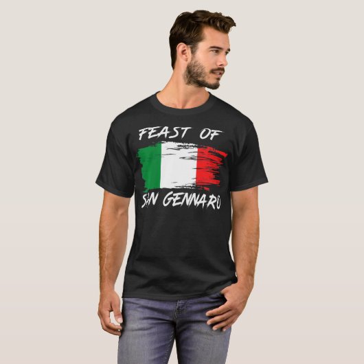 Feast van San Gennaro Outfit Little Italy New York T-shirt (Voorkant volledig)