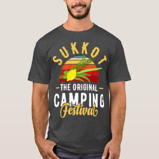 Feast van tabletten met Lulav en Etrog of Sukko T-shirt