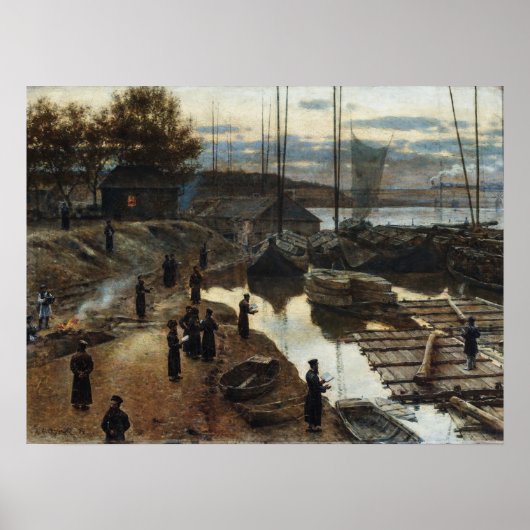 Feast van Trumpets door Aleksander Gierymski | Poo Poster (Voorkant)