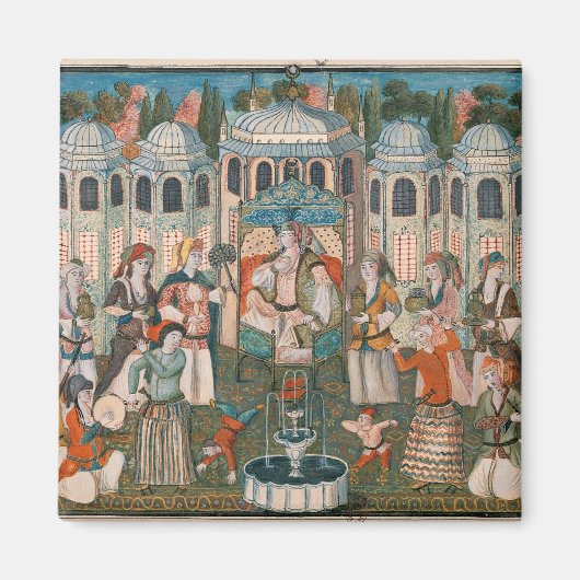 Feast voor de Valide Sultana Magneet (Voorkant)