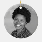 Feather Angel in Heaven Ma Memorial Kerstmis Keramisch Ornament (Achterkant)