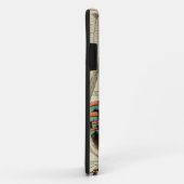 Feather Bird Wildlife Antiek veren Case-Mate iPhone Case (Achterkant/rechts)