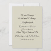 Feather Bird Wildlife Antiek veren Kaart (Achterkant)