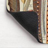 Feather Bird Wildlife Antiek veren Muismat (Hoek)