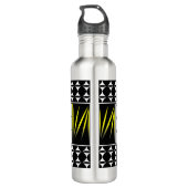 Feather Blessings in het geel Waterfles (Achterkant)