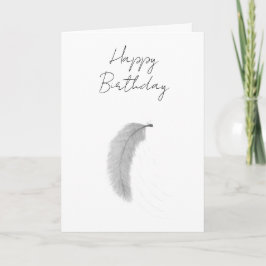 Feather blown by the wind kaart