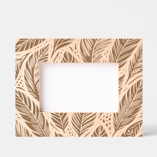 Feather Border Gegraveerde Lijstjes (Voorkant)