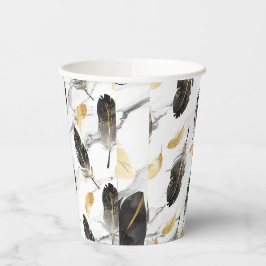 "Feather Breeze Paper Cup" Papieren Bekers (Links)