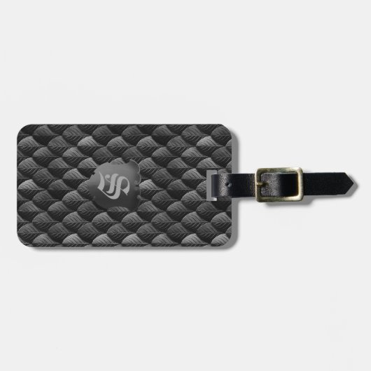 Feather Dragon Scales Bagagelabel (Voorkant horizontaal)