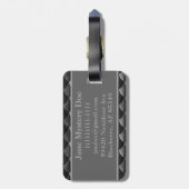 Feather Dragon Scales Bagagelabel (Achterkant verticaal)