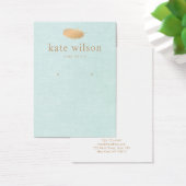 Feather Earring-schermkaart Visitekaartje (Bureau)