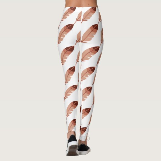 Feather Fitness Leggings (Achterkant)