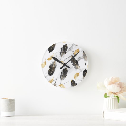 "Feather Flow Wall Clock" Ronde Klok (Huis)