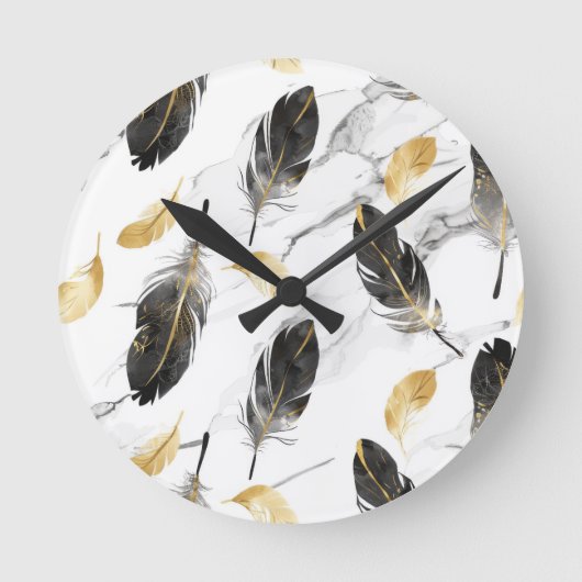 "Feather Flow Wall Clock" Ronde Klok (Voorkant)