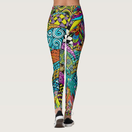 Feather Fun Pop Mode 4 Leggings (Achterkant)