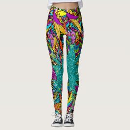 Feather Fun Pop Mode 4 Leggings
