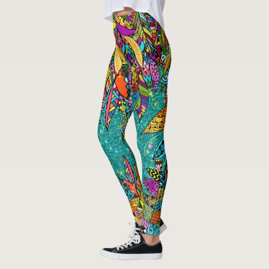 Feather Fun Pop Mode 4 Leggings (Links)