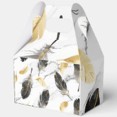 "Feather Grace Gift Bag Box" Bedankdoosjes (Achterkant)