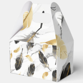 "Feather Grace Gift Bag Box" Bedankdoosjes